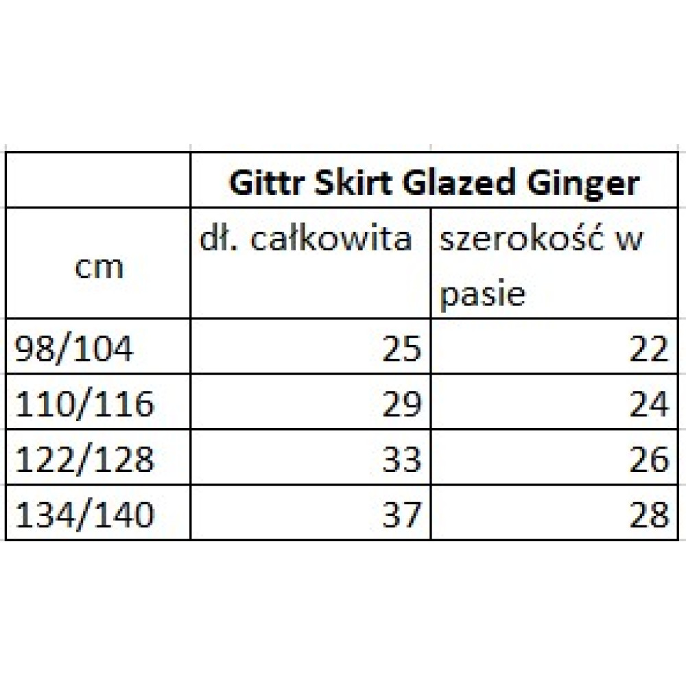 Gittr Skirt Glazed Ginger