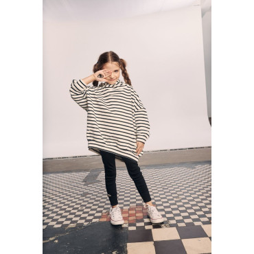 Oversize Striped Hoodie