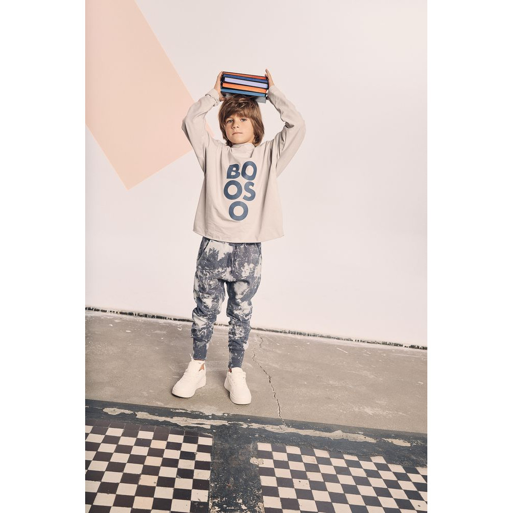 Booso Longsleeve Gray Blue