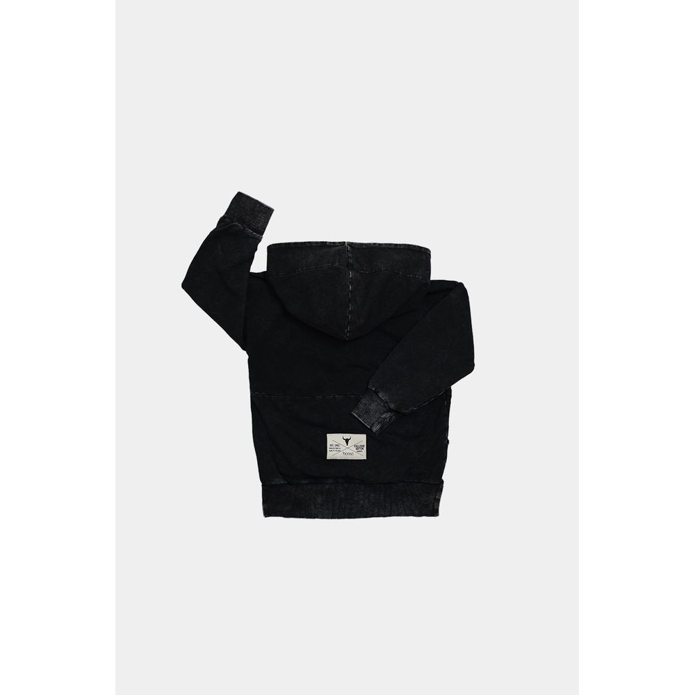 Bluza z kapturem Zip Acid Black