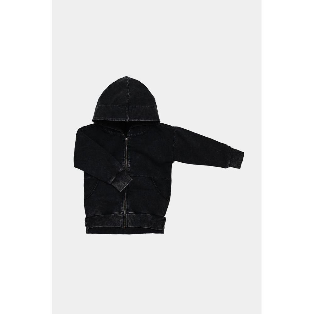 Bluza z kapturem Zip Acid Black