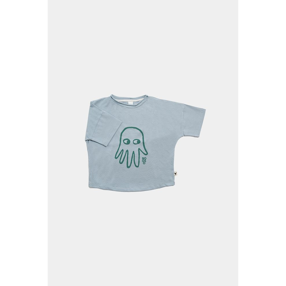 Tee Light Blue Green Ghost