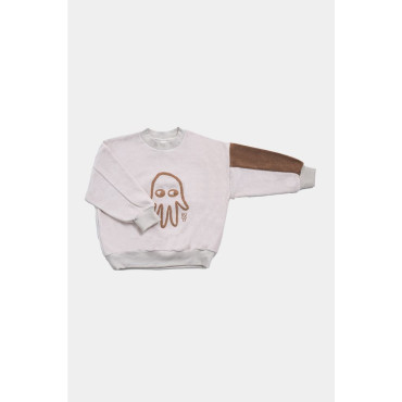 Terry Beige Sweatshirt