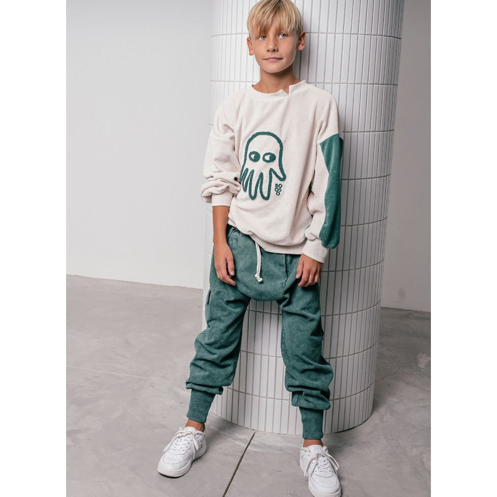 Bluza Terry Vision Beige Green Ghost