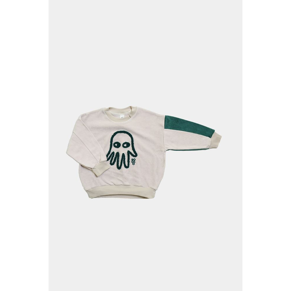 Bluza Terry Vision Beige Green Ghost