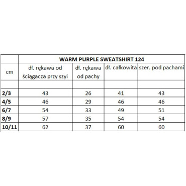 Bluza Warm Purple