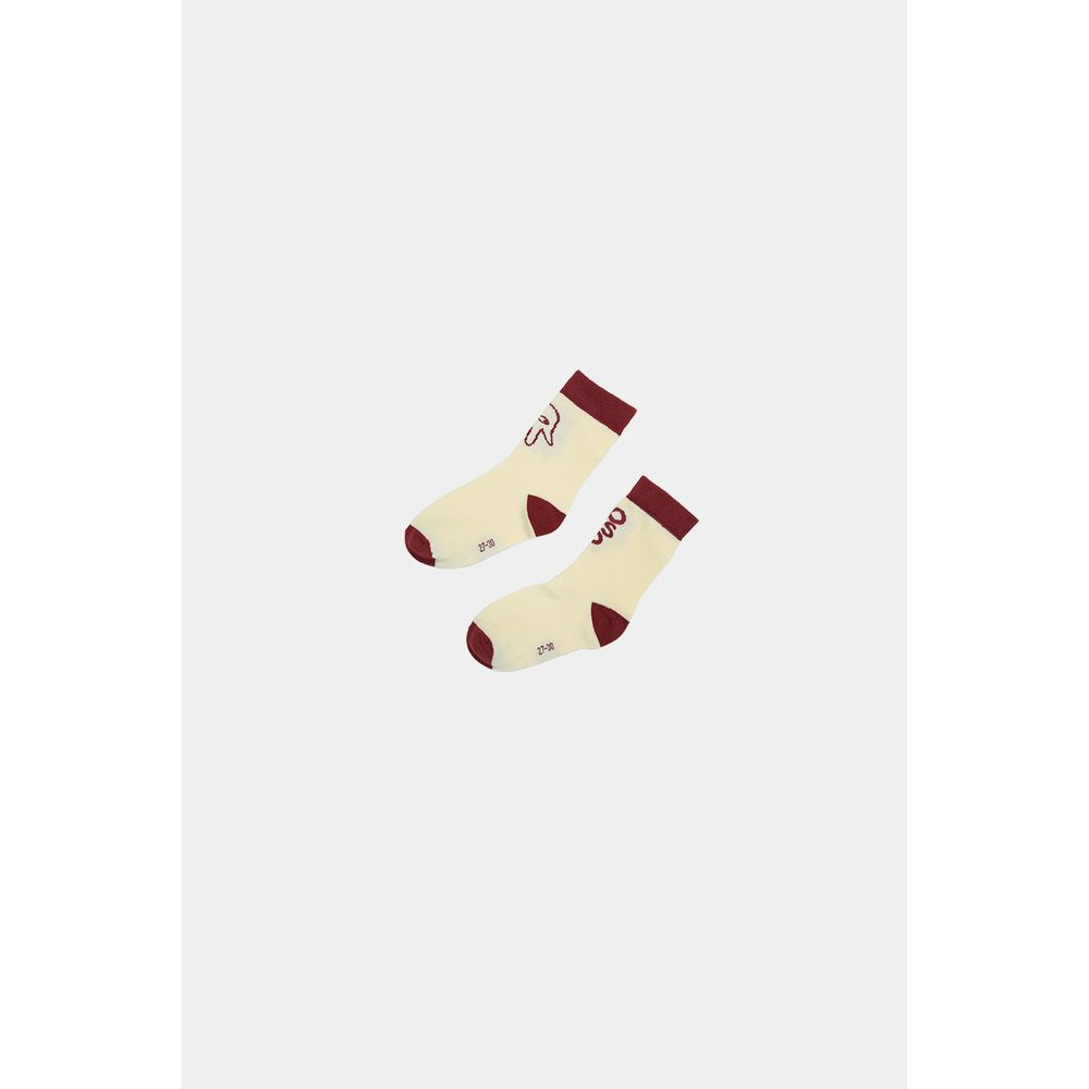 Ghost Red/Ecru Socks Short