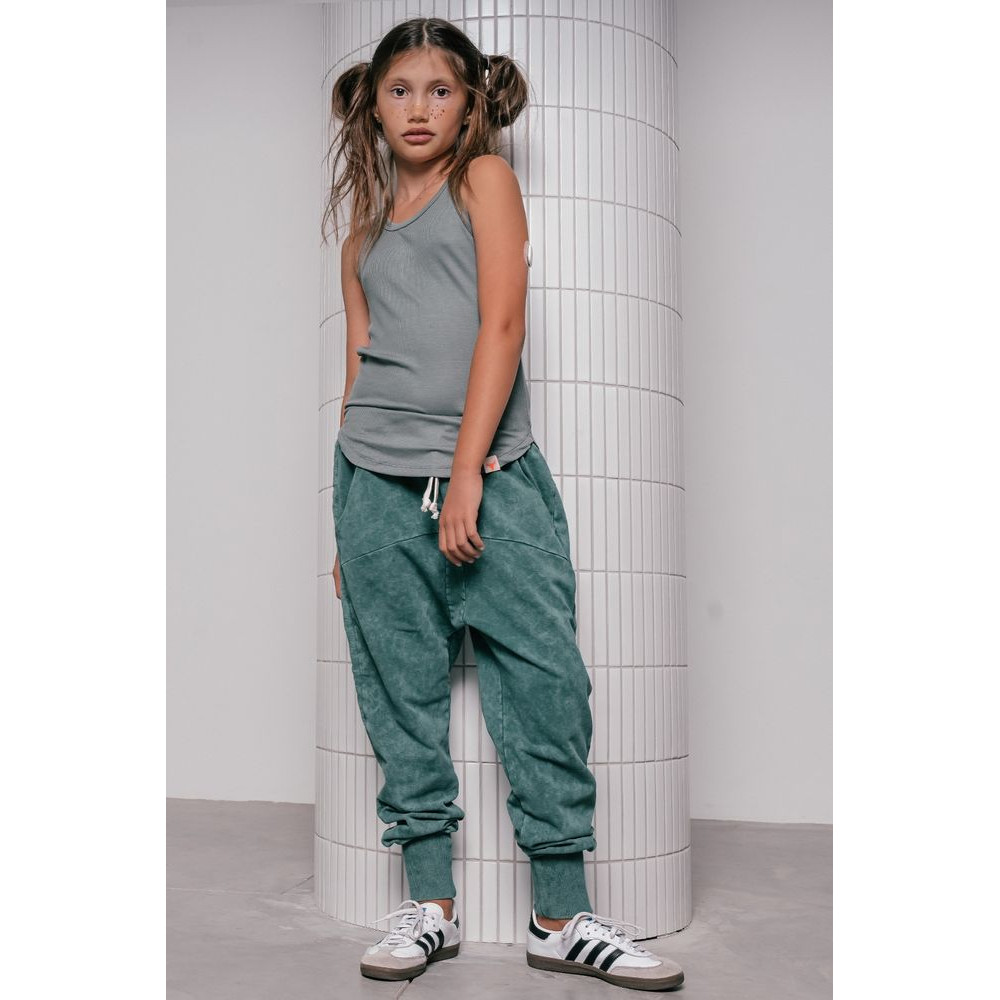 Striped Vintage Green Pants