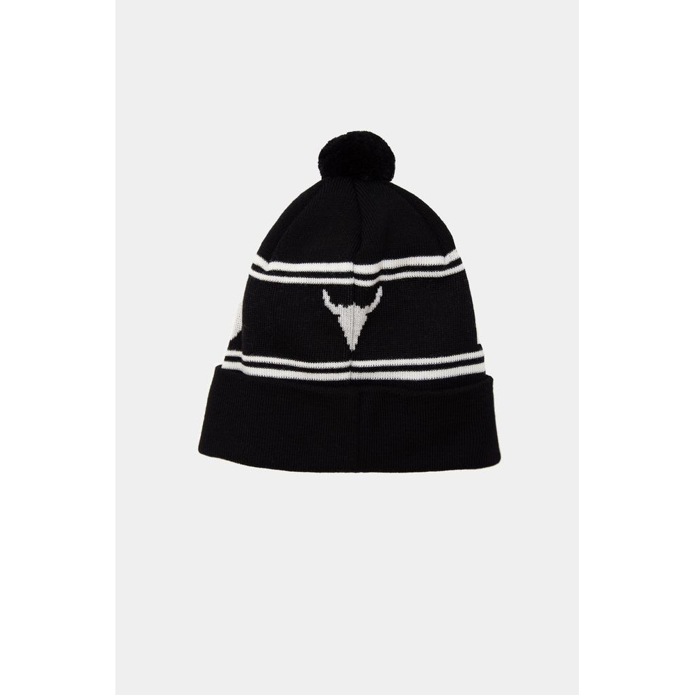 Czapka Merino Booso Apres Black and White