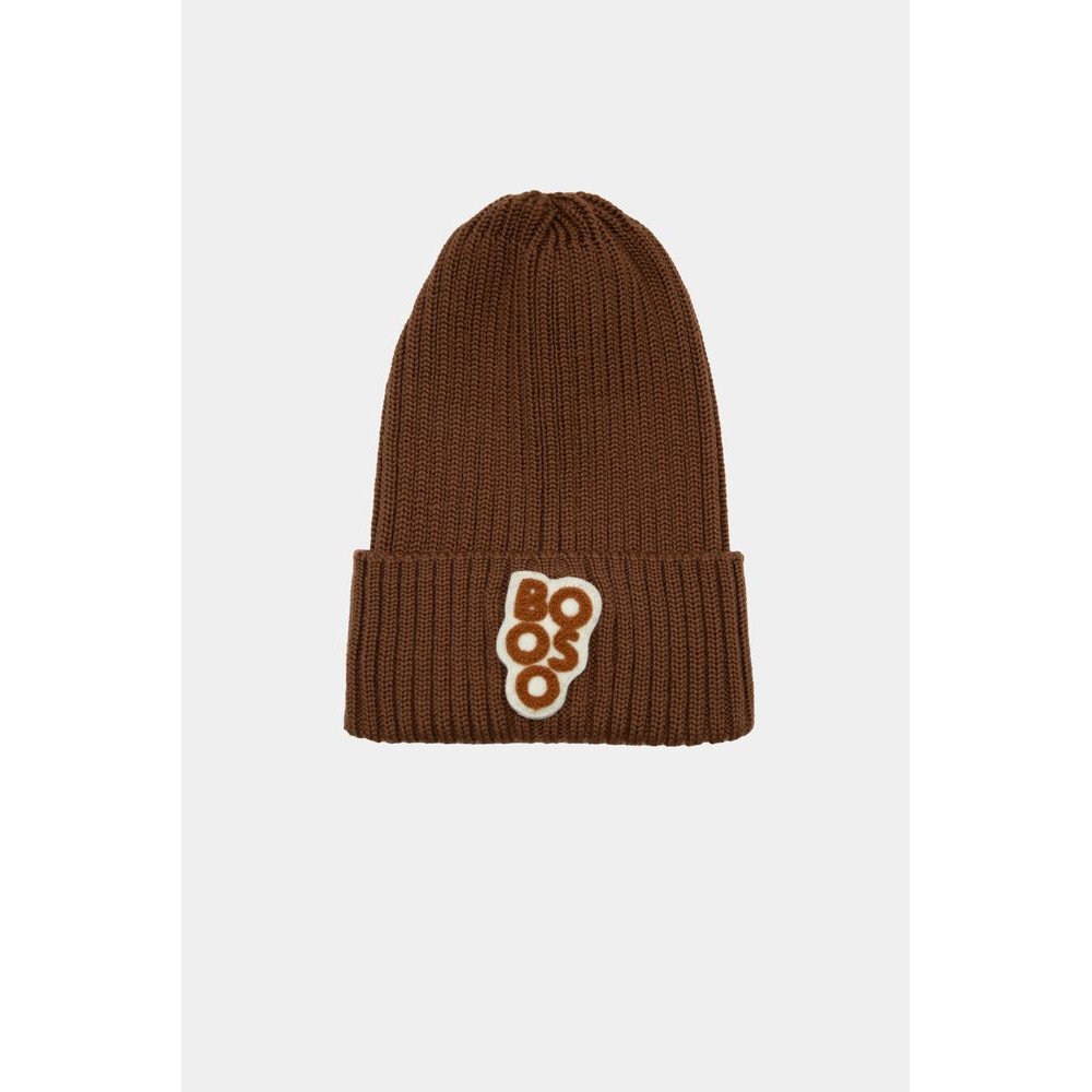 Czapka Merino Sand Beanie Brown 25