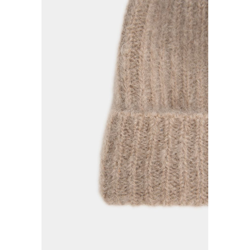 Czapka Moherowa Fluff Beige