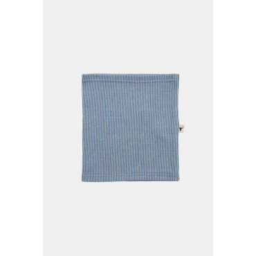 Komin prążkowany Striped Ecru Blue