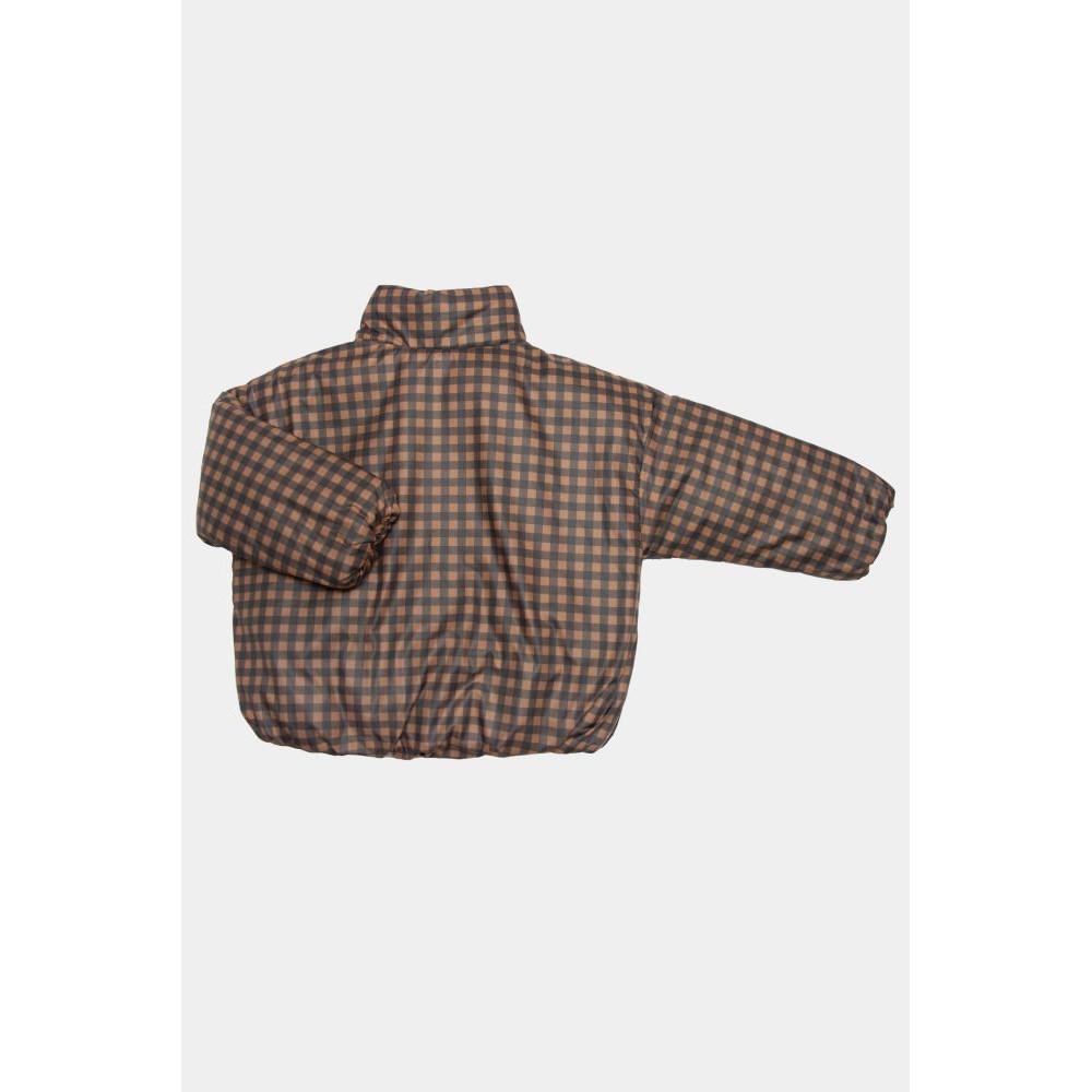 Kurtka Wide Camel Checkered