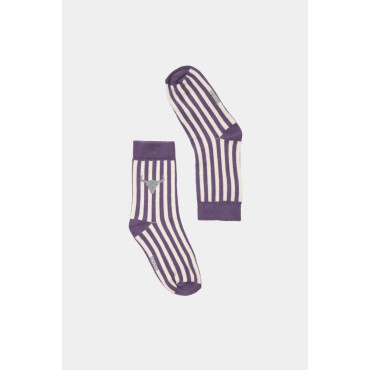 Skarpetki Striped Purple