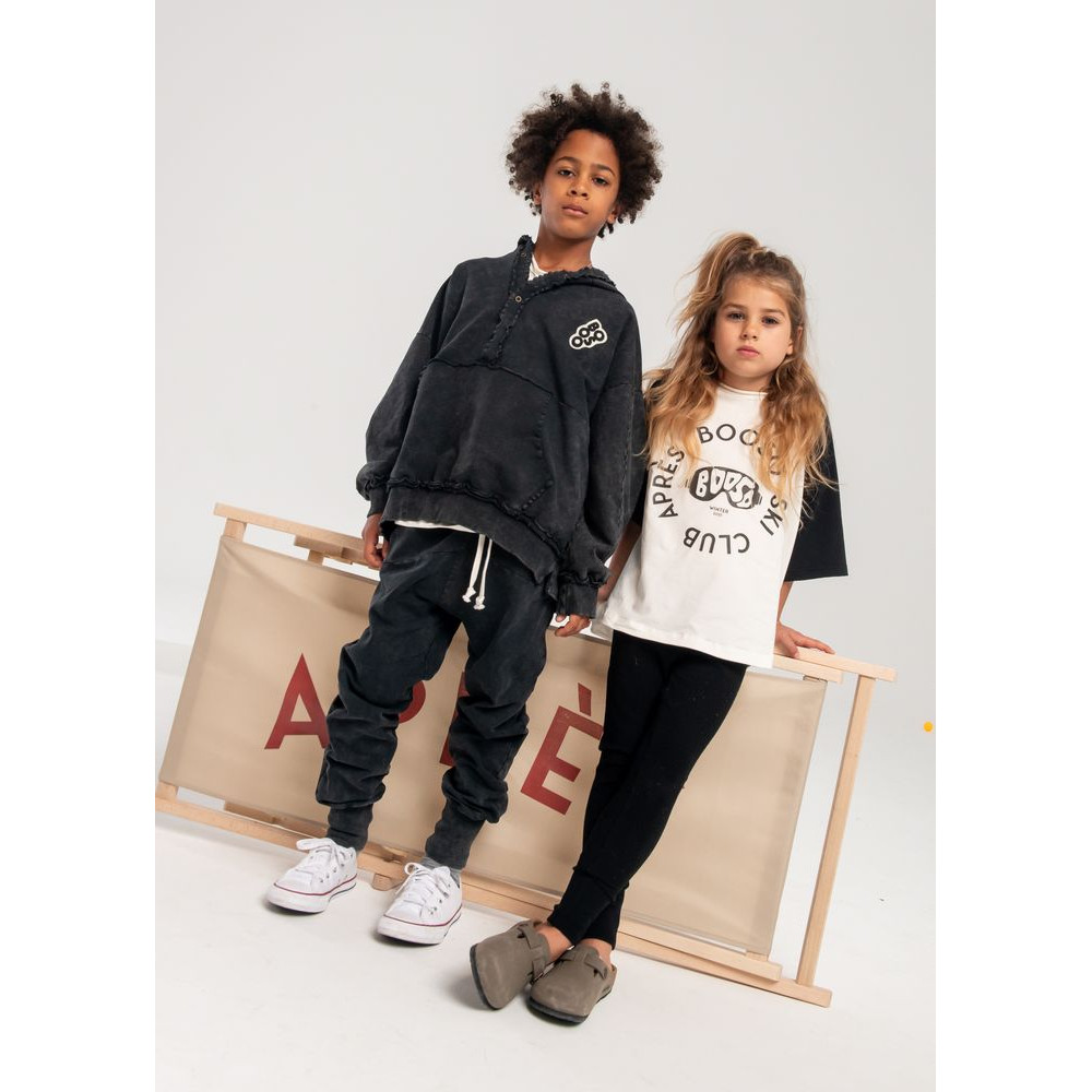 Legginsy prążkowane Black