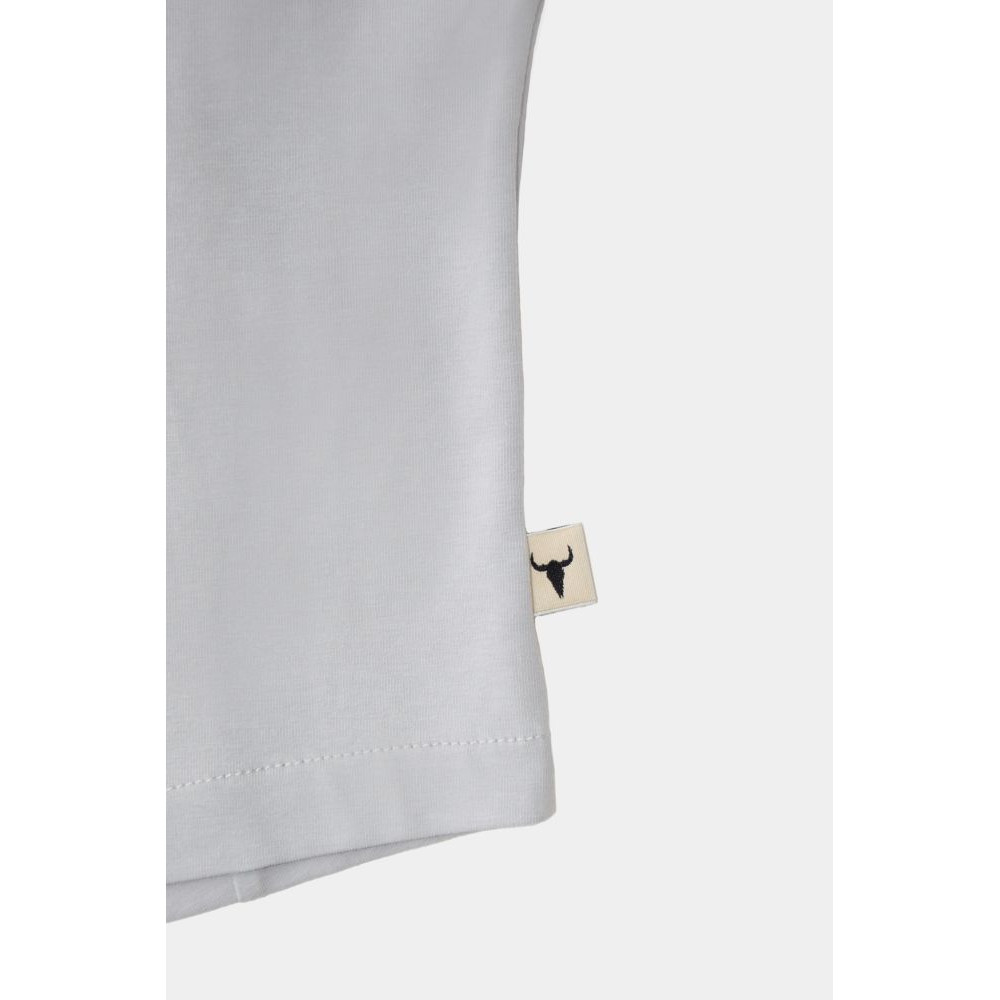 T-shirt Gray Wide