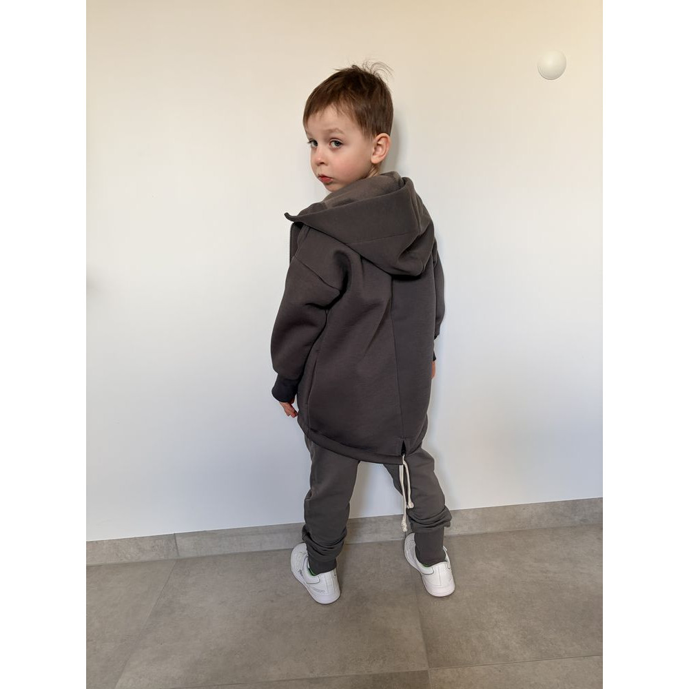 Bluza z kapturem Classic Zip Graphite