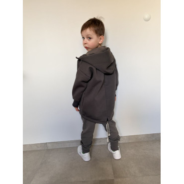 Bluza z kapturem Classic Zip Graphite