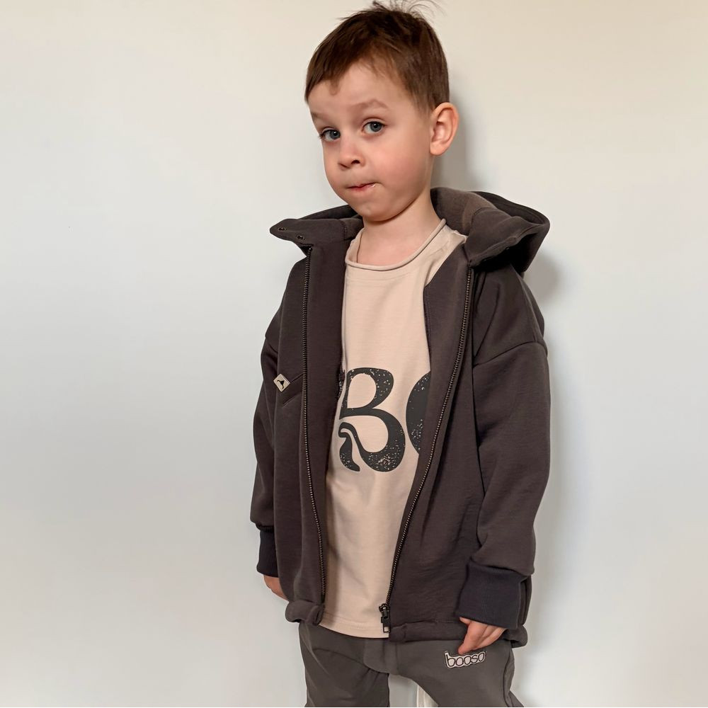 Bluza z kapturem Classic Zip Graphite