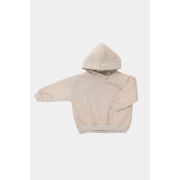 Bluza z kapturem Wide Beige