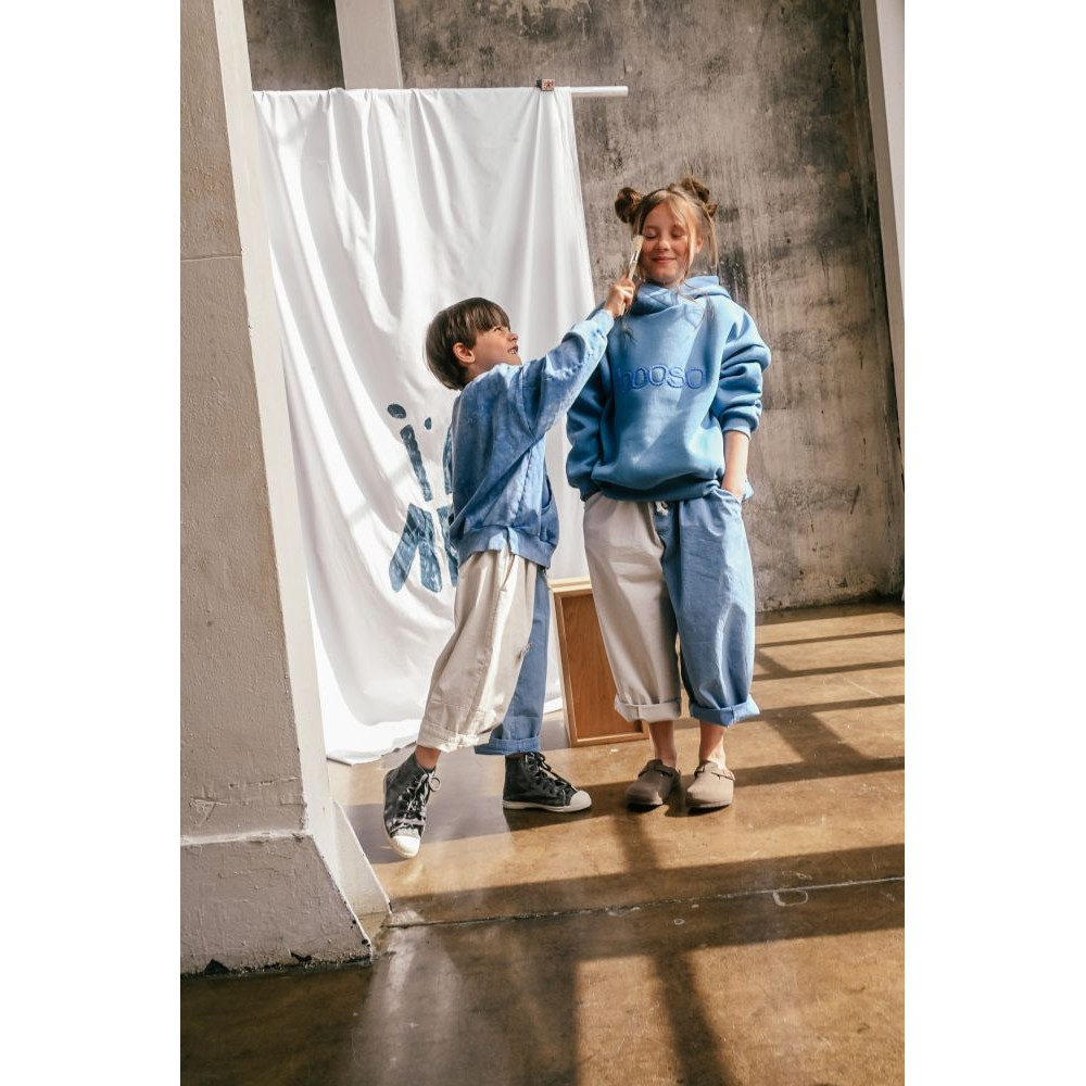 Bluza z kapturem Wide Blue