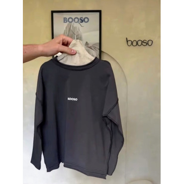 Longsleeve Boxy Graphite