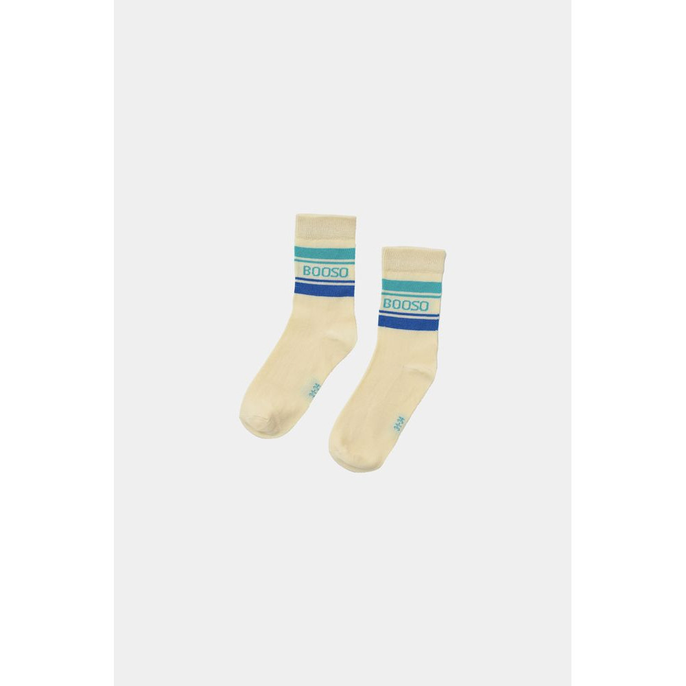 Skarpetki Booso Classic Ecru Mint Blue