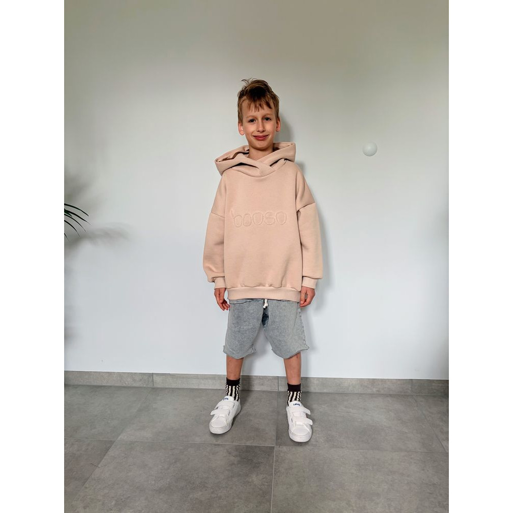 Szorty Striped Light Gray