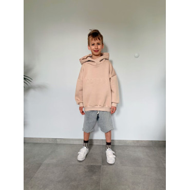 Szorty Striped Light Gray