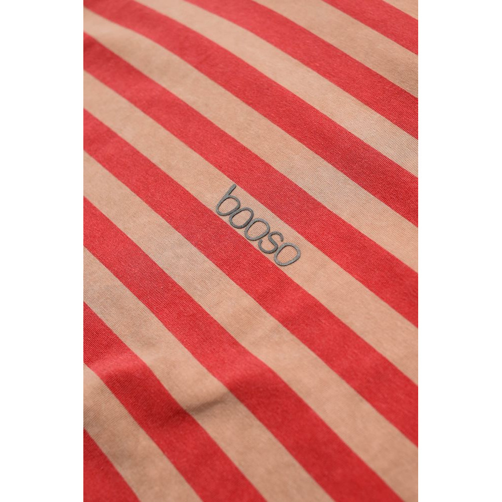 T-shirt Striped Beige Red