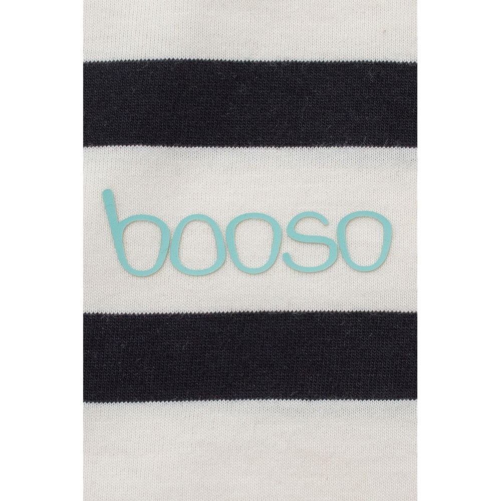 T-shirt w paski Black Ecru