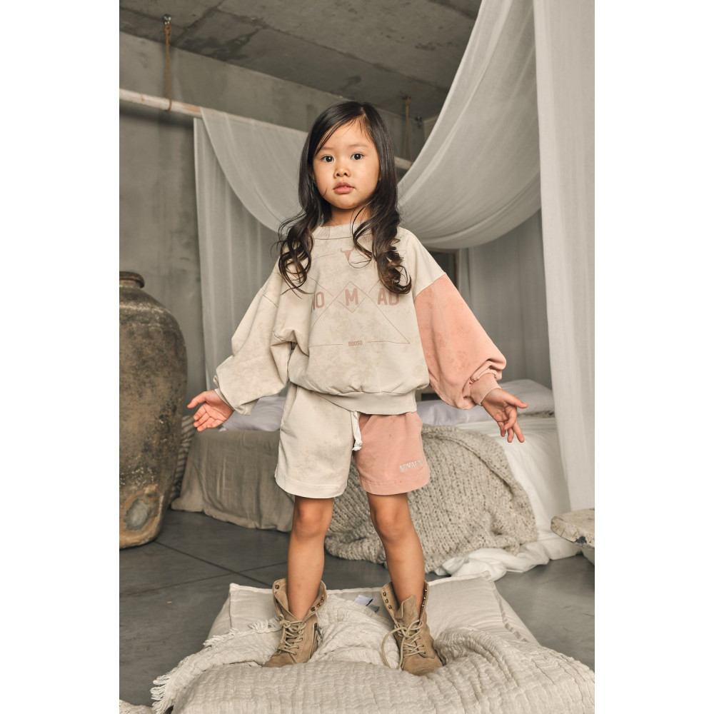 Nomad Double Shorts Beige/Pink