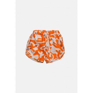 Swim Splash Orange Shorts