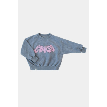 Booso Acid Graphite Pink Sweatshirt