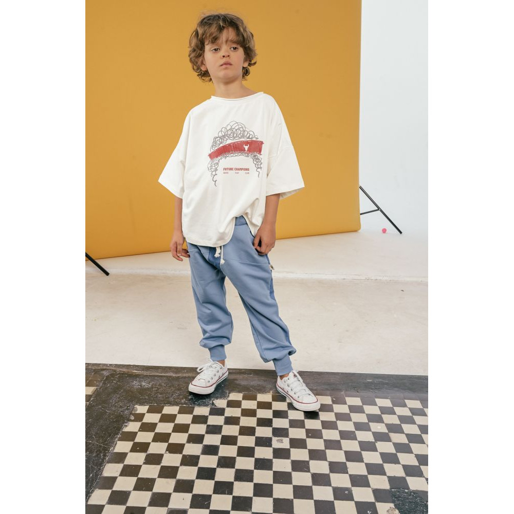 T-shirt Hair Ecru Red