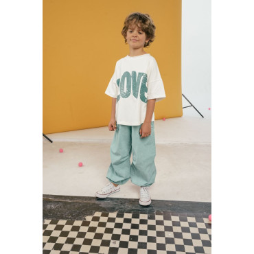 T-shirt Love Green
