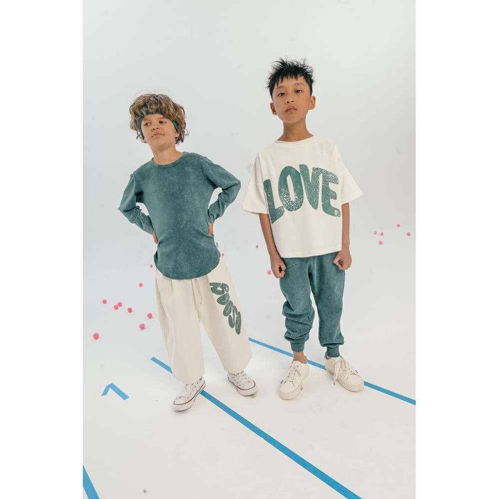 T-shirt Love Green