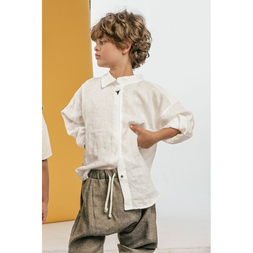 Linen Shirt Ecru Ss25