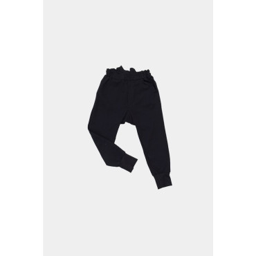 Black Button Pants