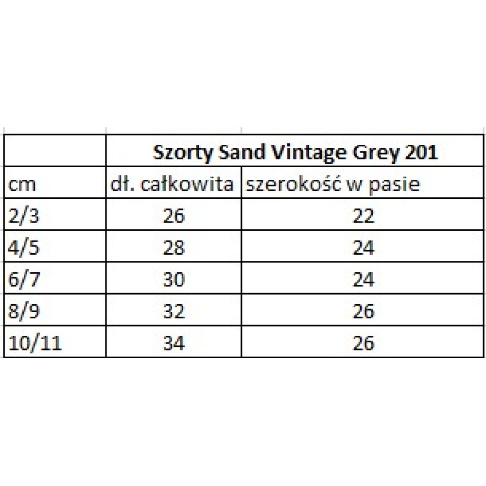 Szorty Sand Gray Vintage
