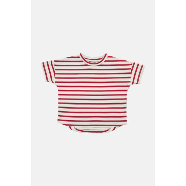 T-shirt Striped Red