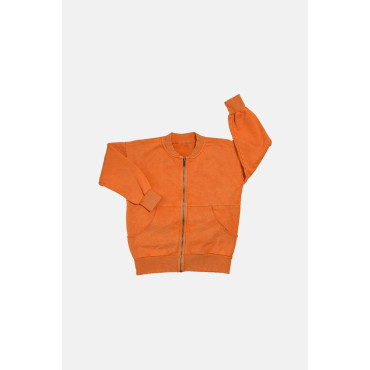 Zip Vintage Orange Sweatshirt