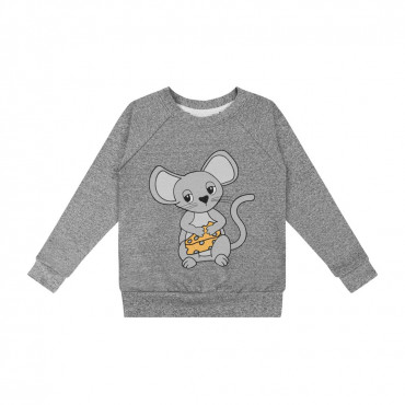 Mouse Grey Melange Sweatshirt