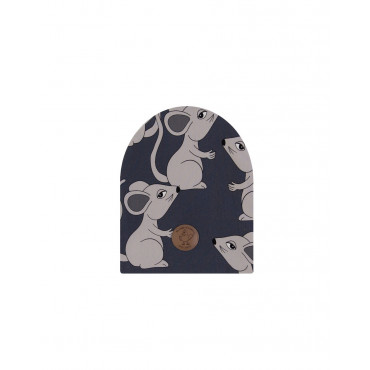 Mouse Navy Beanie