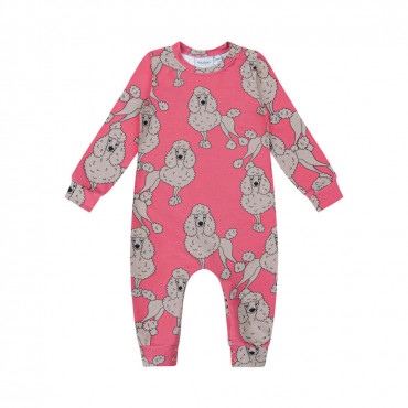 Poodle Pink Baby Sleepwear