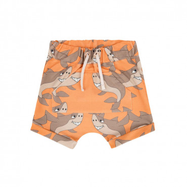 Shark Orange Shorts
