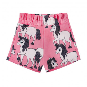 Horsie Pink Paperbag Shorts