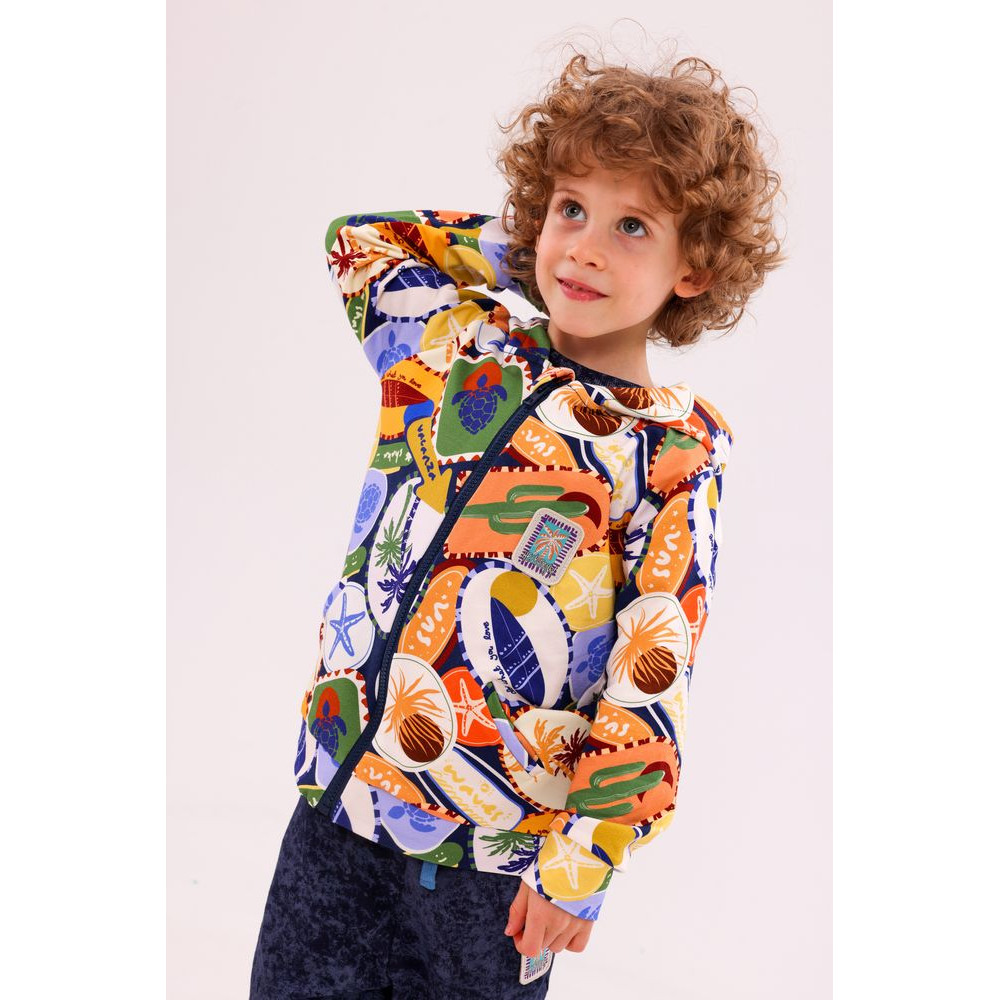 Bluza z kapturem zip Stickers