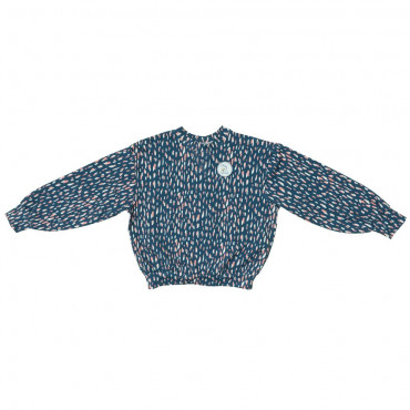 Blue Spots Oversize Alexa Sweatshirt