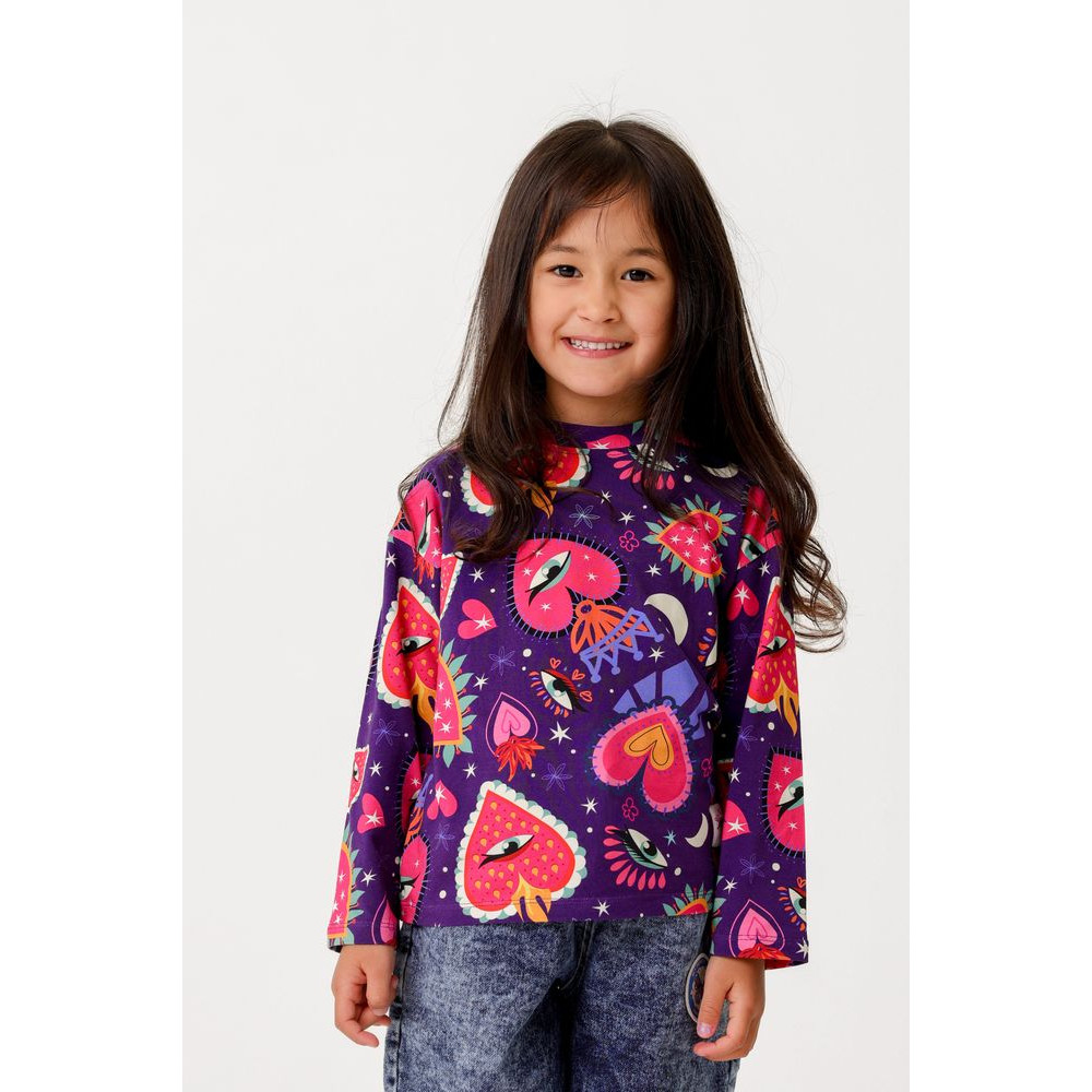 Hearts Navy Freestyle Longsleeve